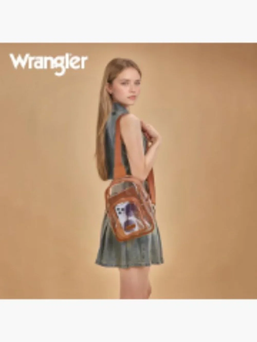 Clear Crossbody Sling Bag for Stadium Events Concerts Adjustable Strap